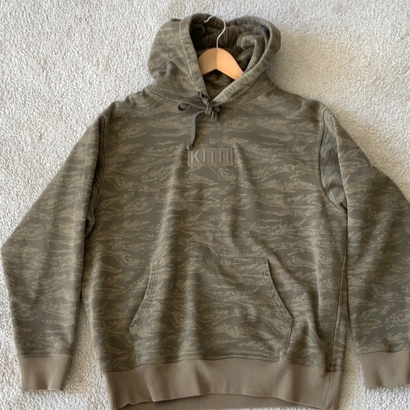 kith camo hoodie